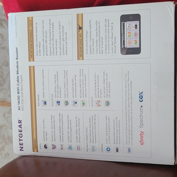 Netgear WiFi Cable Modem Router - Picture 3 of 4